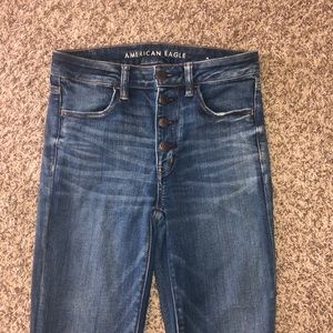 American eagle distressed skinny jeans